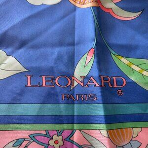 Vintage Leonard Paris silk scarf